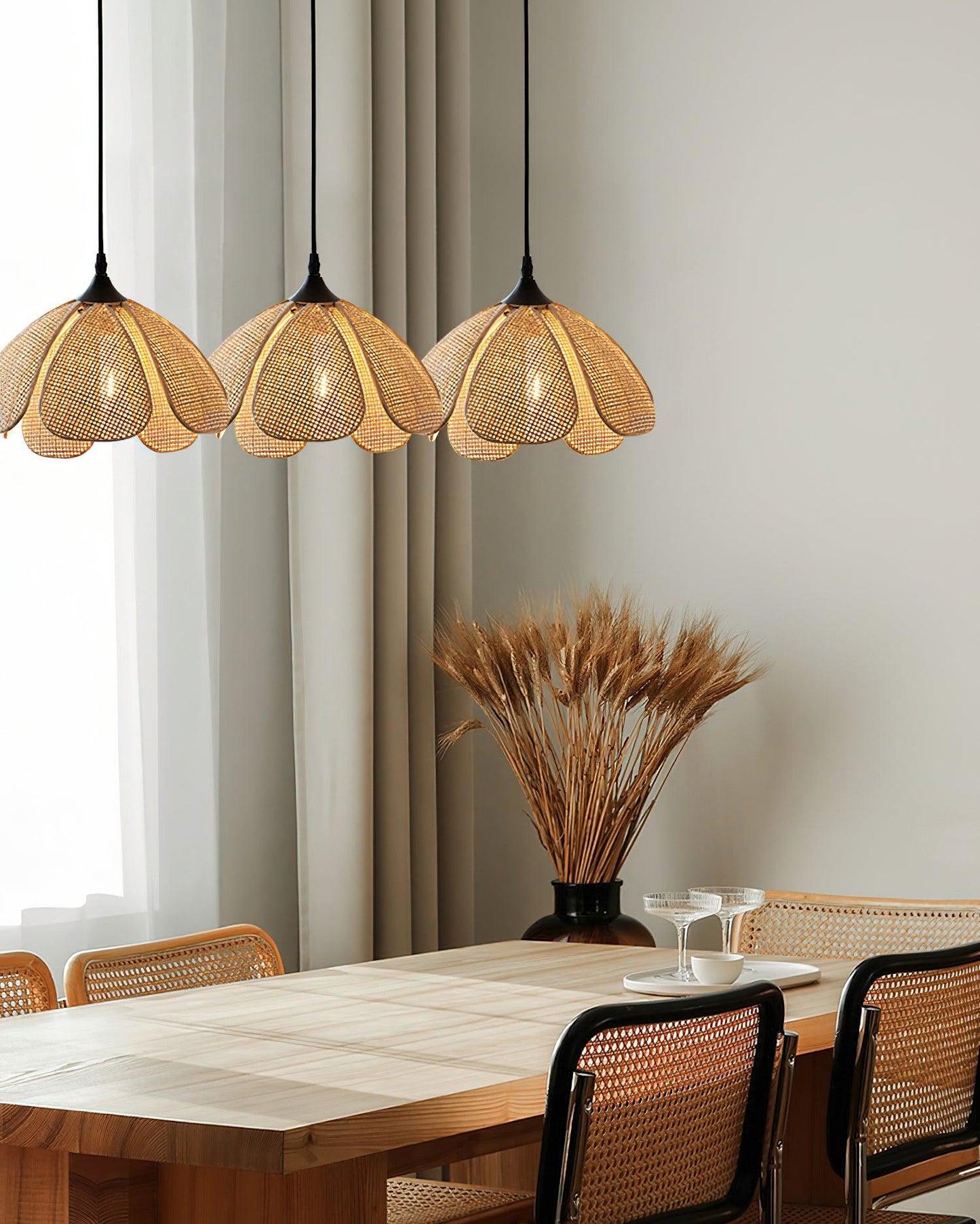 Bloom Rattan Houselight Pendant Lamp