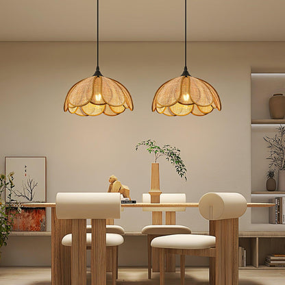 Bloom Rattan Houselight Pendant Lamp