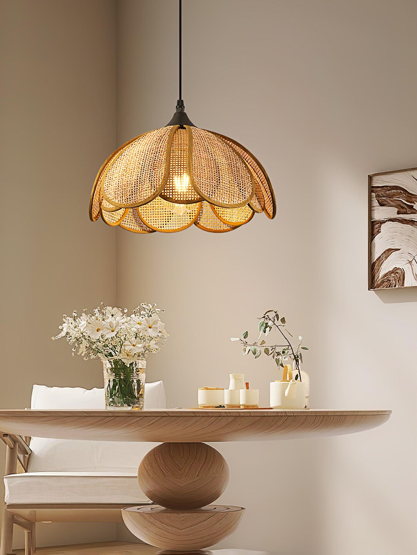 Bloom Rattan Houselight Pendant Lamp