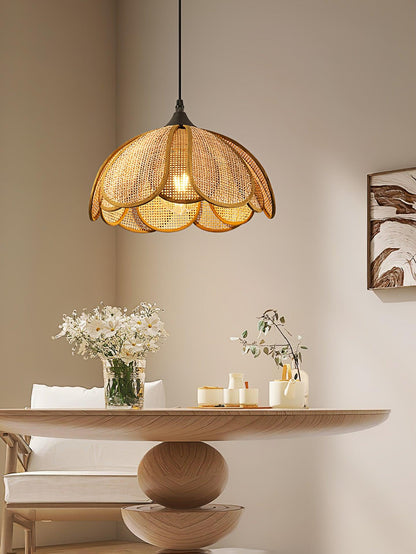 Bloom Rattan Houselight Pendant Lamp