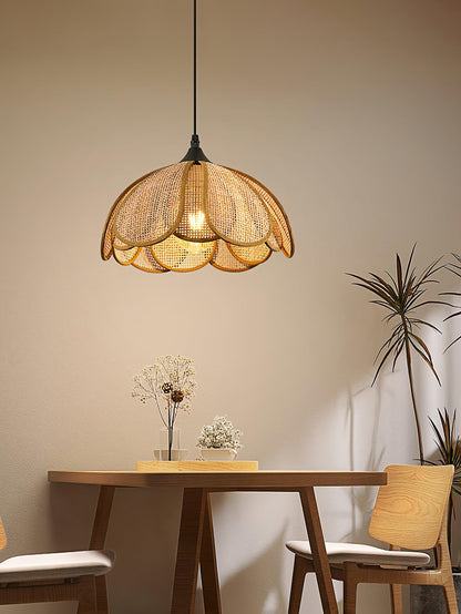 Bloom Rattan Houselight Pendant Lamp