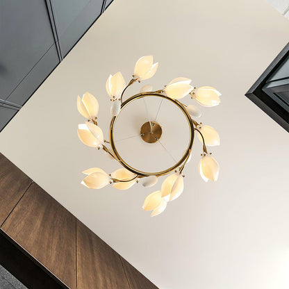 Porcelain Magnolia Pendant light Chandelier