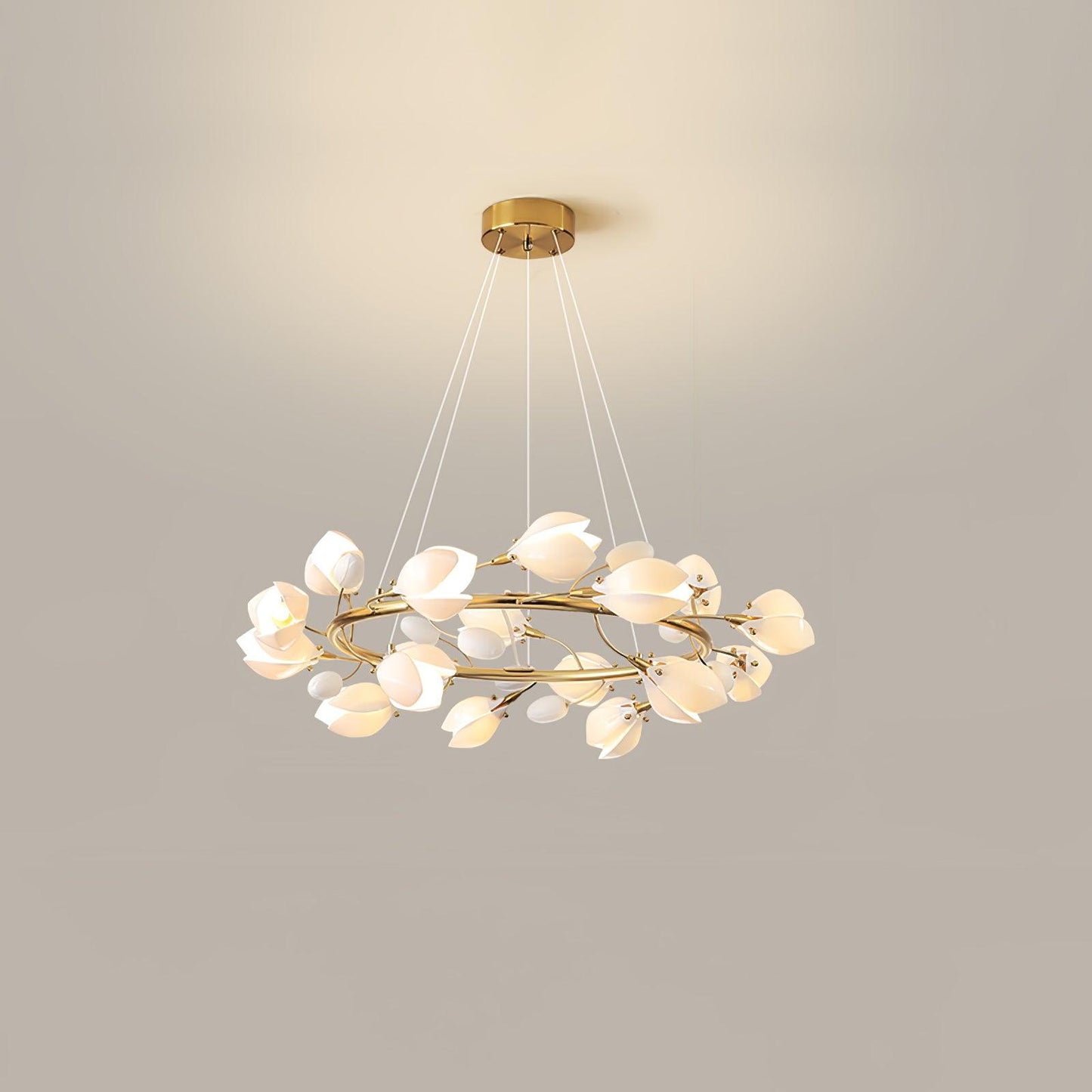 Porcelain Magnolia Pendant light Chandelier