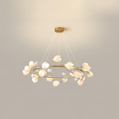 Porcelain Magnolia Pendant light Chandelier