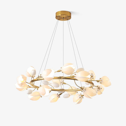 Porcelain Magnolia Pendant light Chandelier