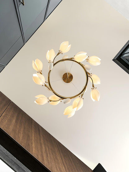 Porcelain Magnolia Pendant light Chandelier