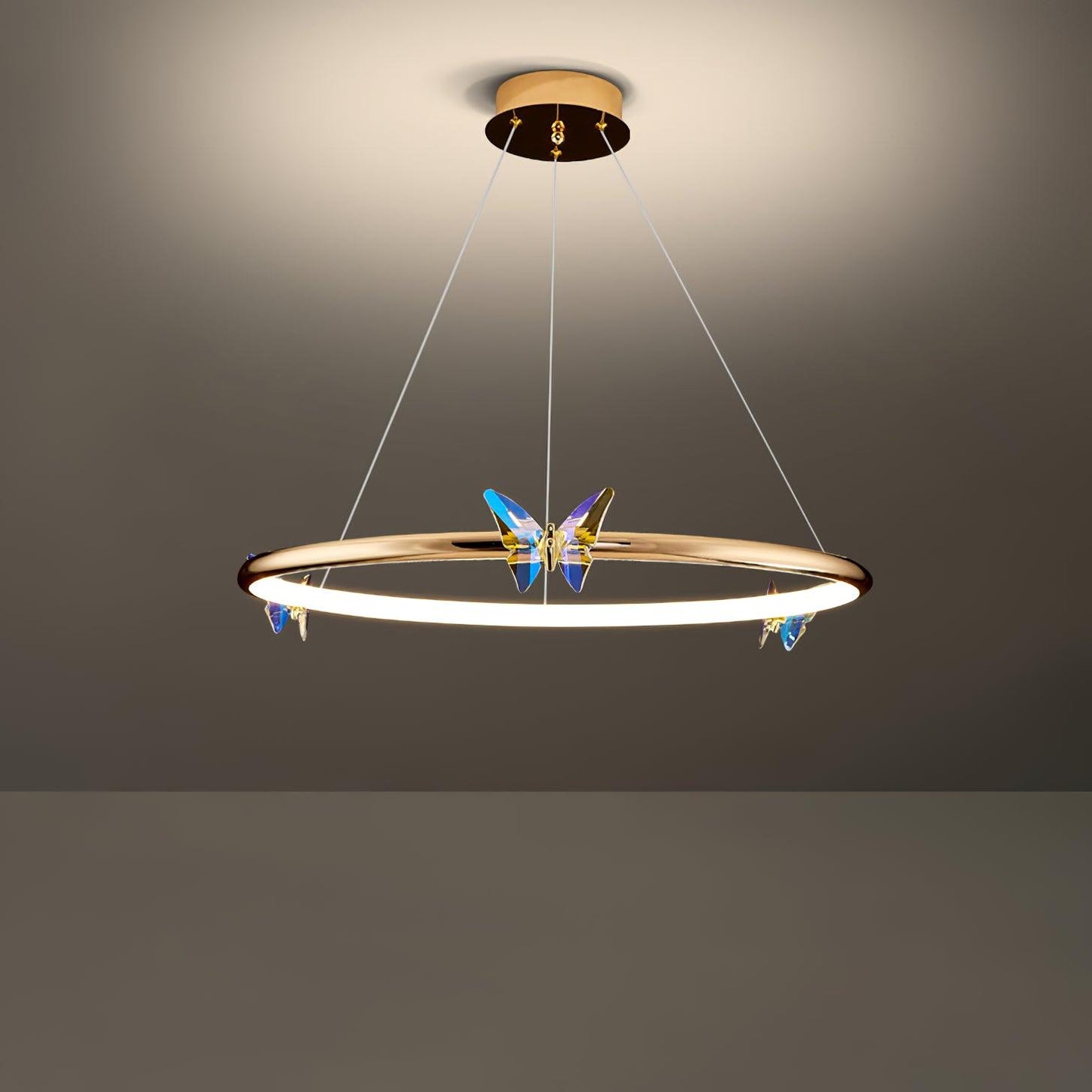 Blue Butterfly Electrolier Chandelier