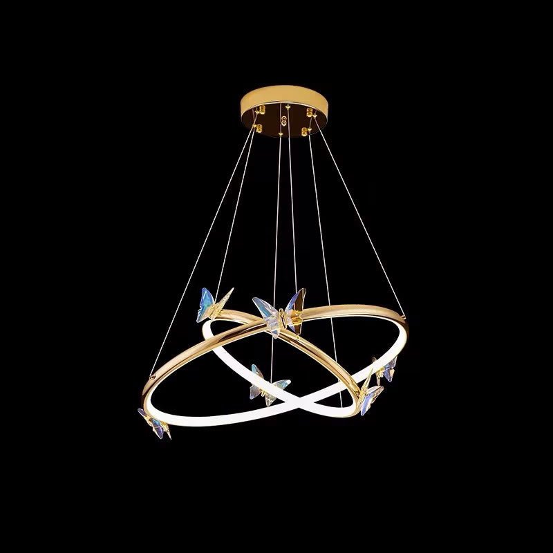 Blue Butterfly Electrolier Chandelier