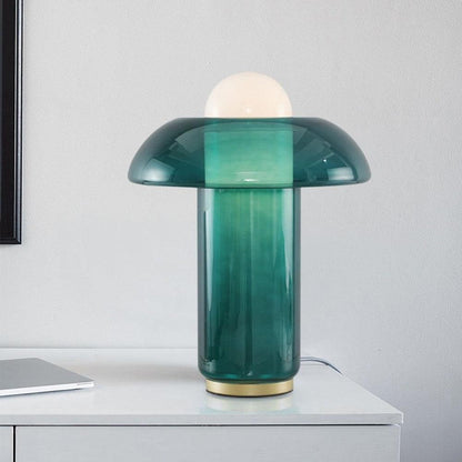 Glass Mushroom Nightstand lamp Table Lamp