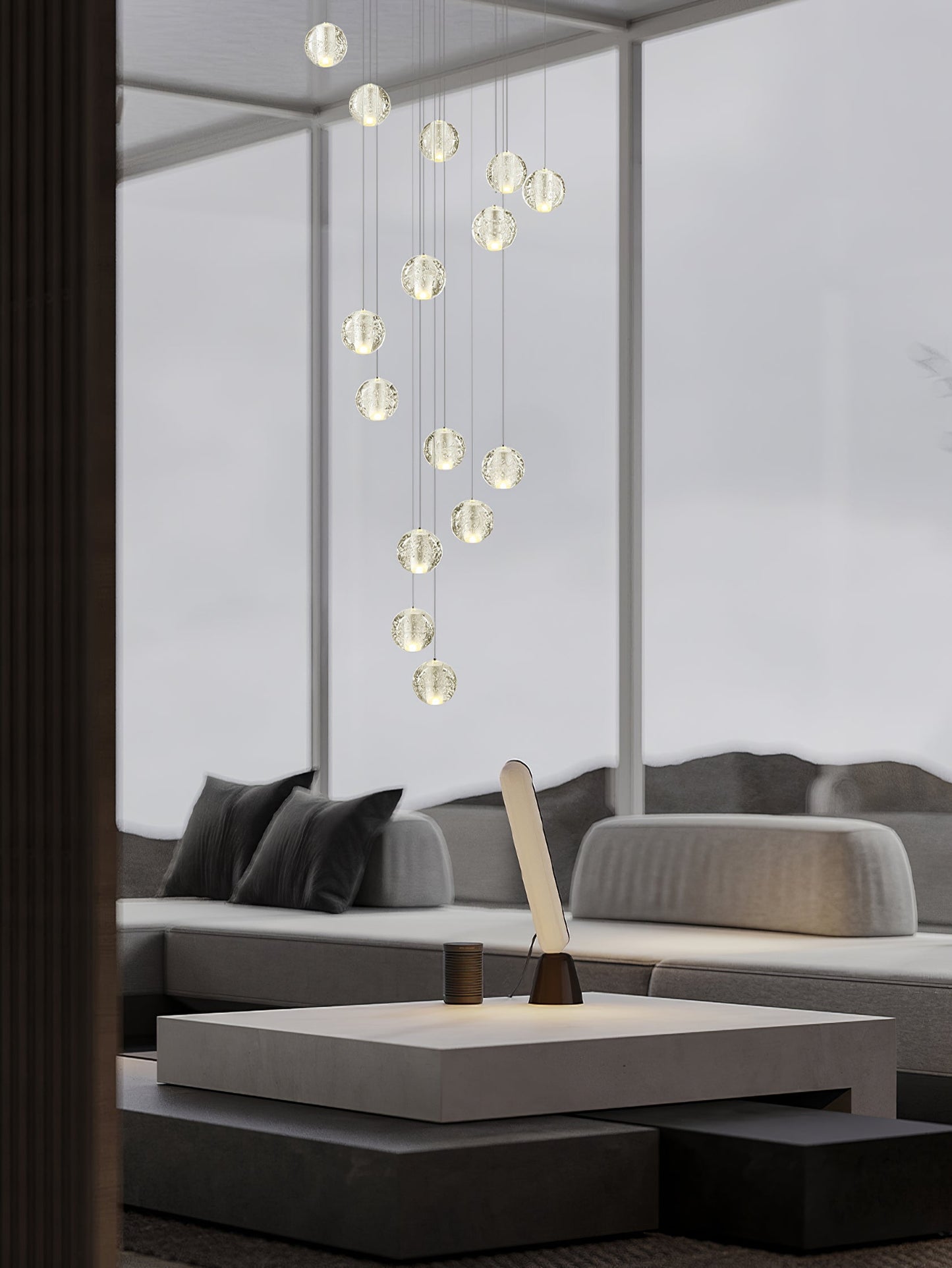 Crystal Bubbles balls Hanging light Pendant Lamp