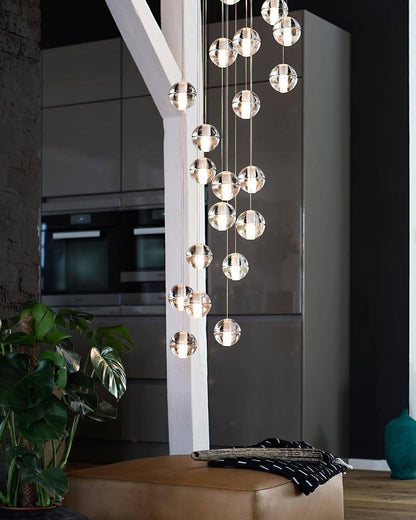 Crystal Bubbles balls Hanging light Pendant Lamp