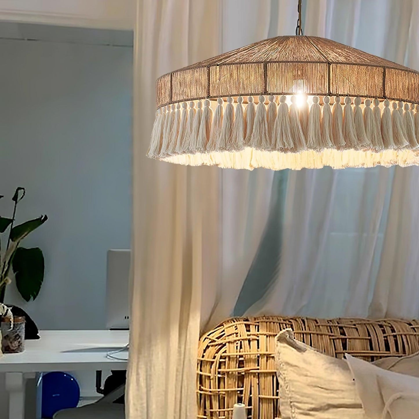 Bohemian Fringe Drop light Pendant Lamp