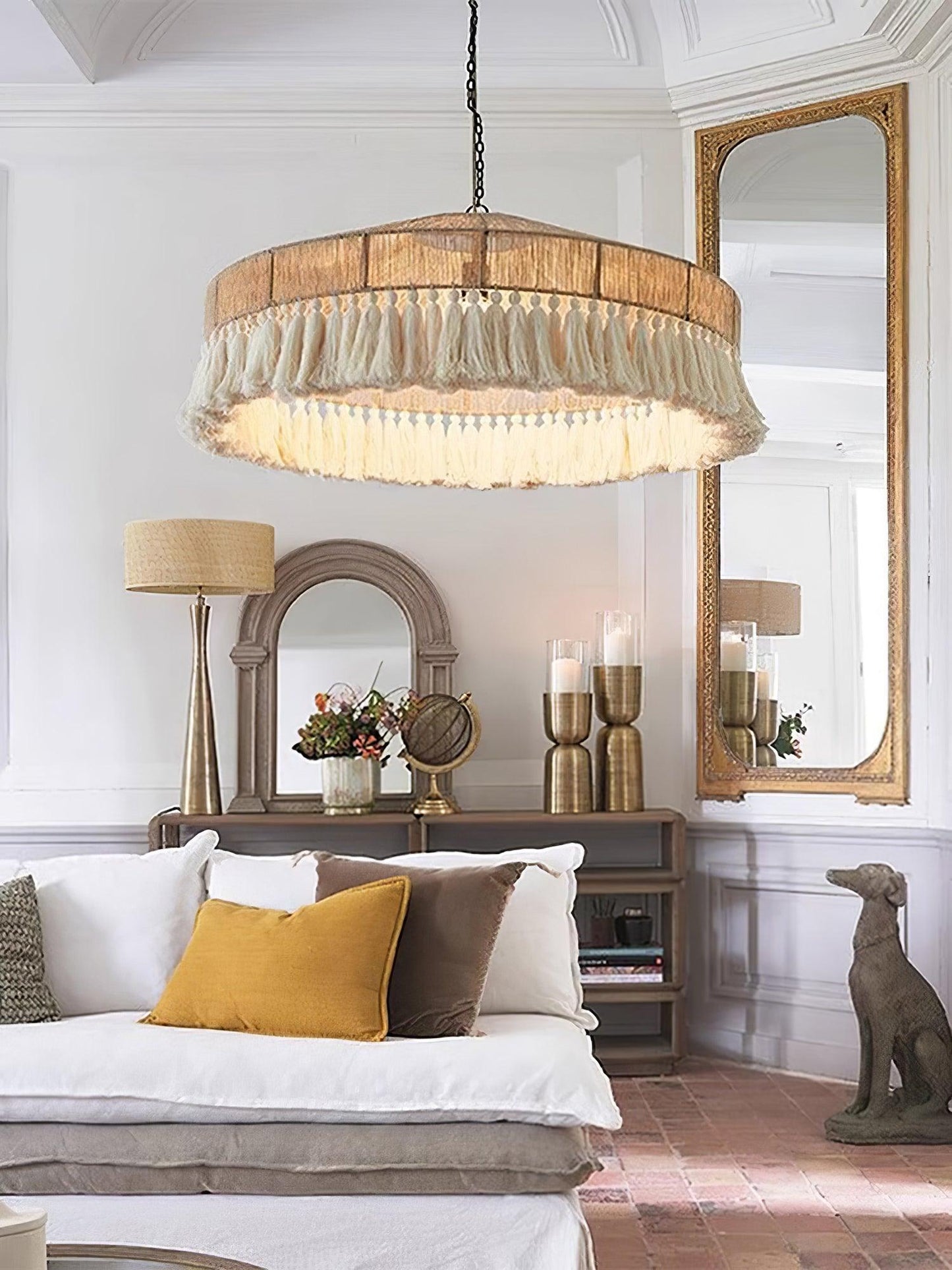 Bohemian Fringe Drop light Pendant Lamp