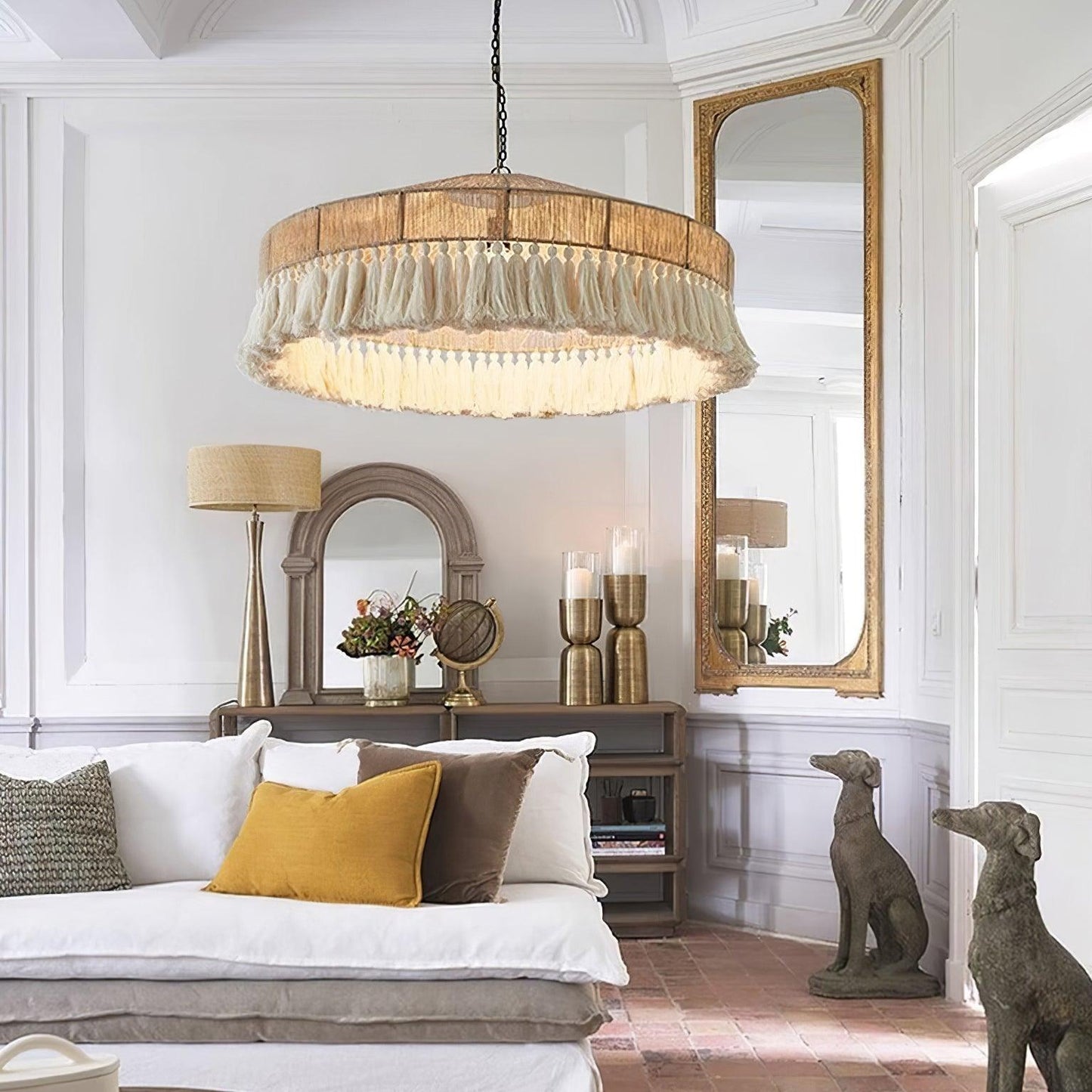 Bohemian Fringe Drop light Pendant Lamp