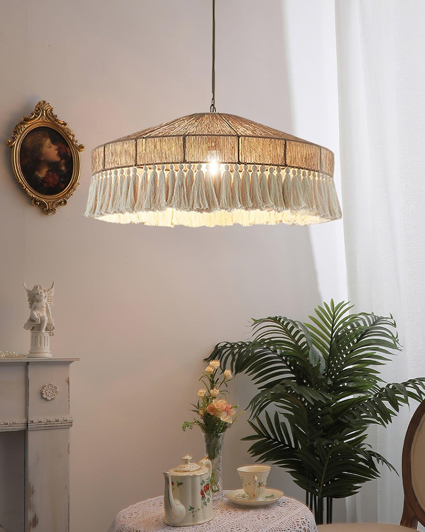 Bohemian Fringe Drop light Pendant Lamp