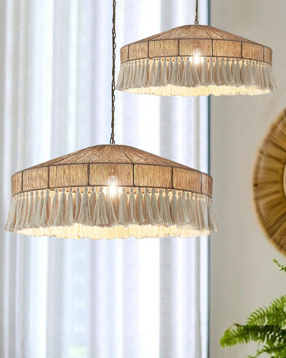 Bohemian Fringe Drop light Pendant Lamp