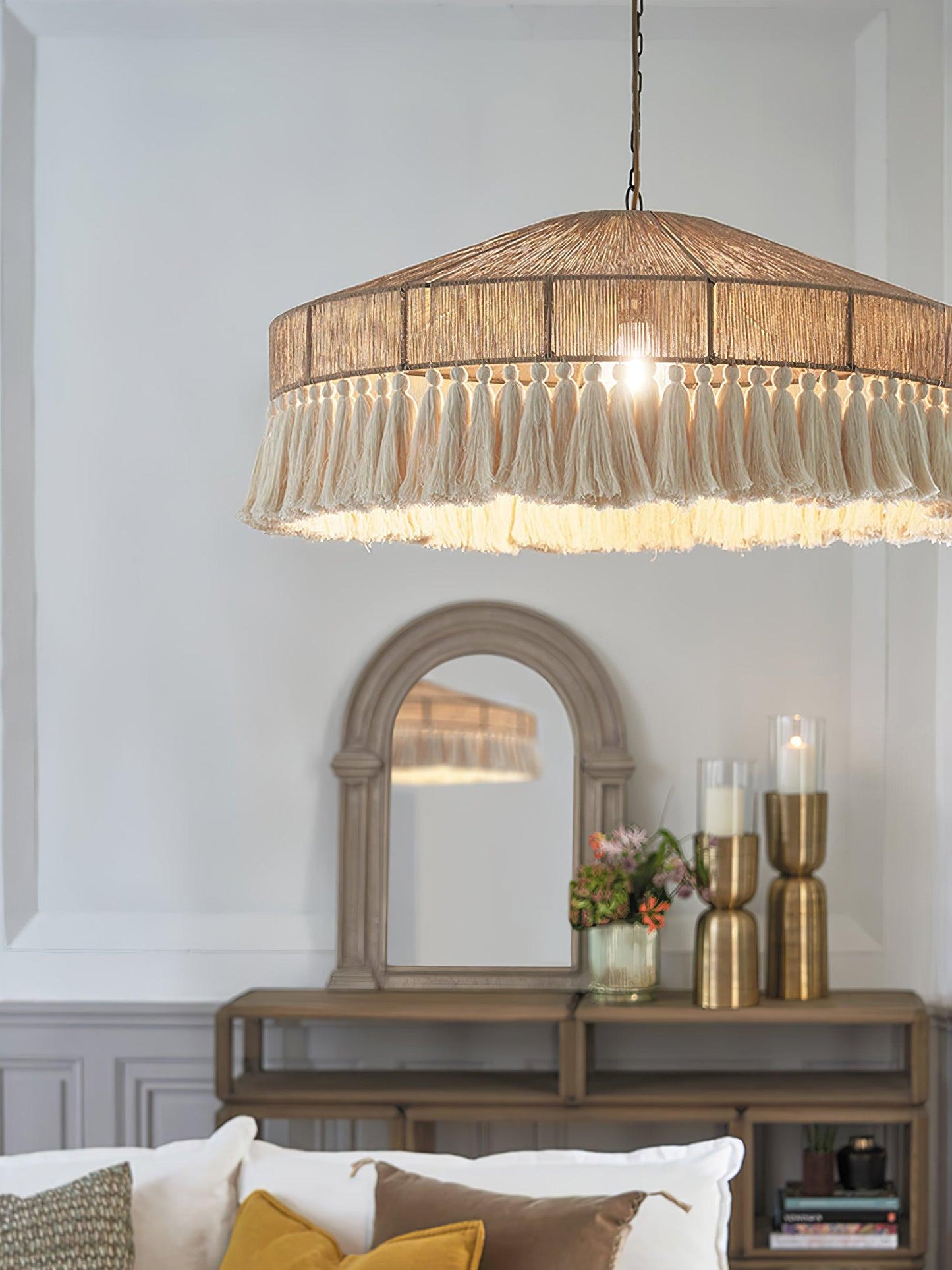 Bohemian Fringe Drop light Pendant Lamp