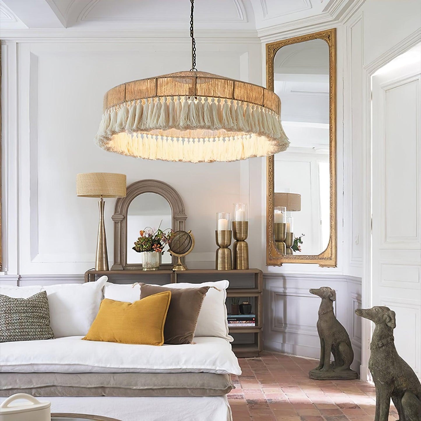 Bohemian Fringe Drop light Pendant Lamp