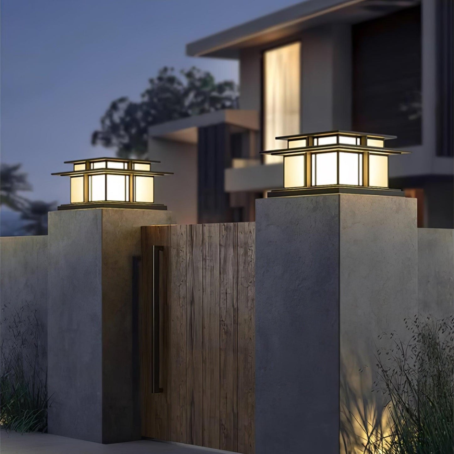 Boilyn Pillar Solar Exterior lamp Outdoor Light