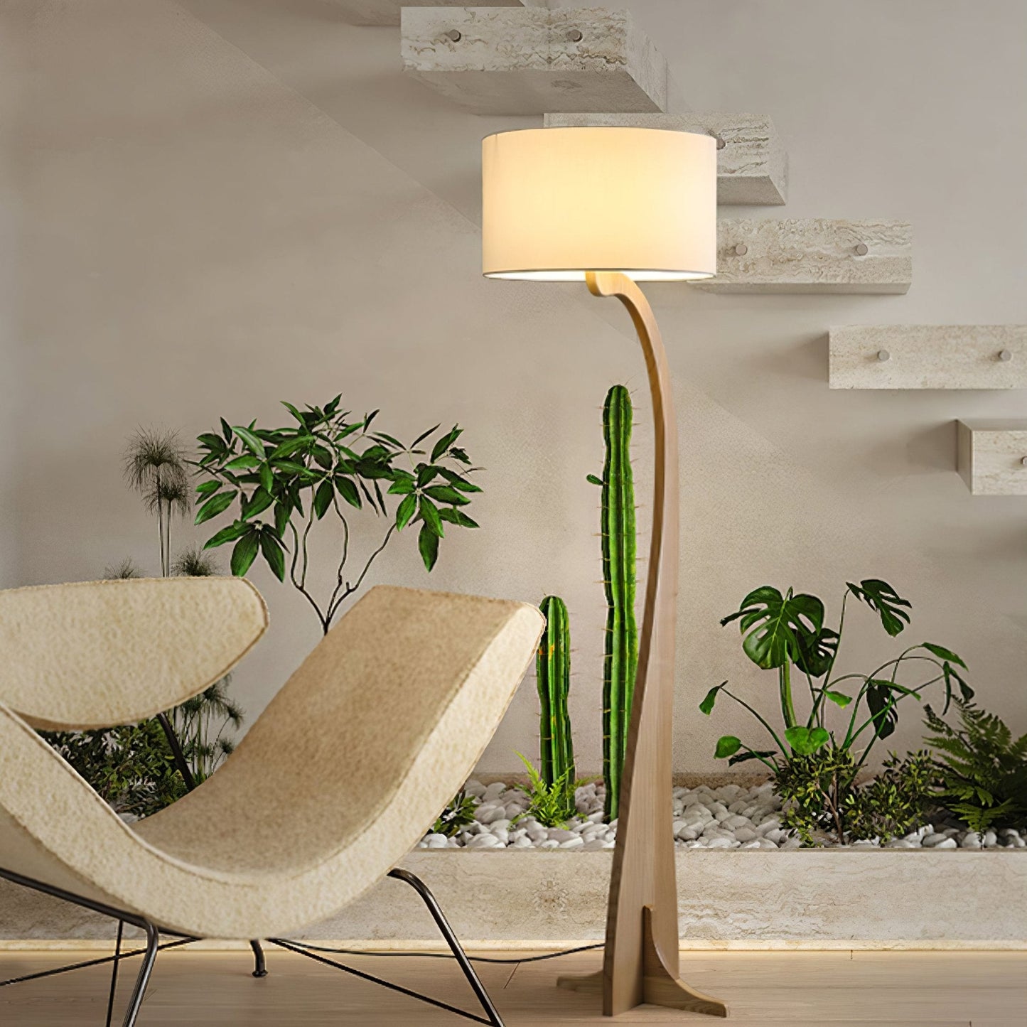 Bow Curve Tall Lamp Floor Lamp