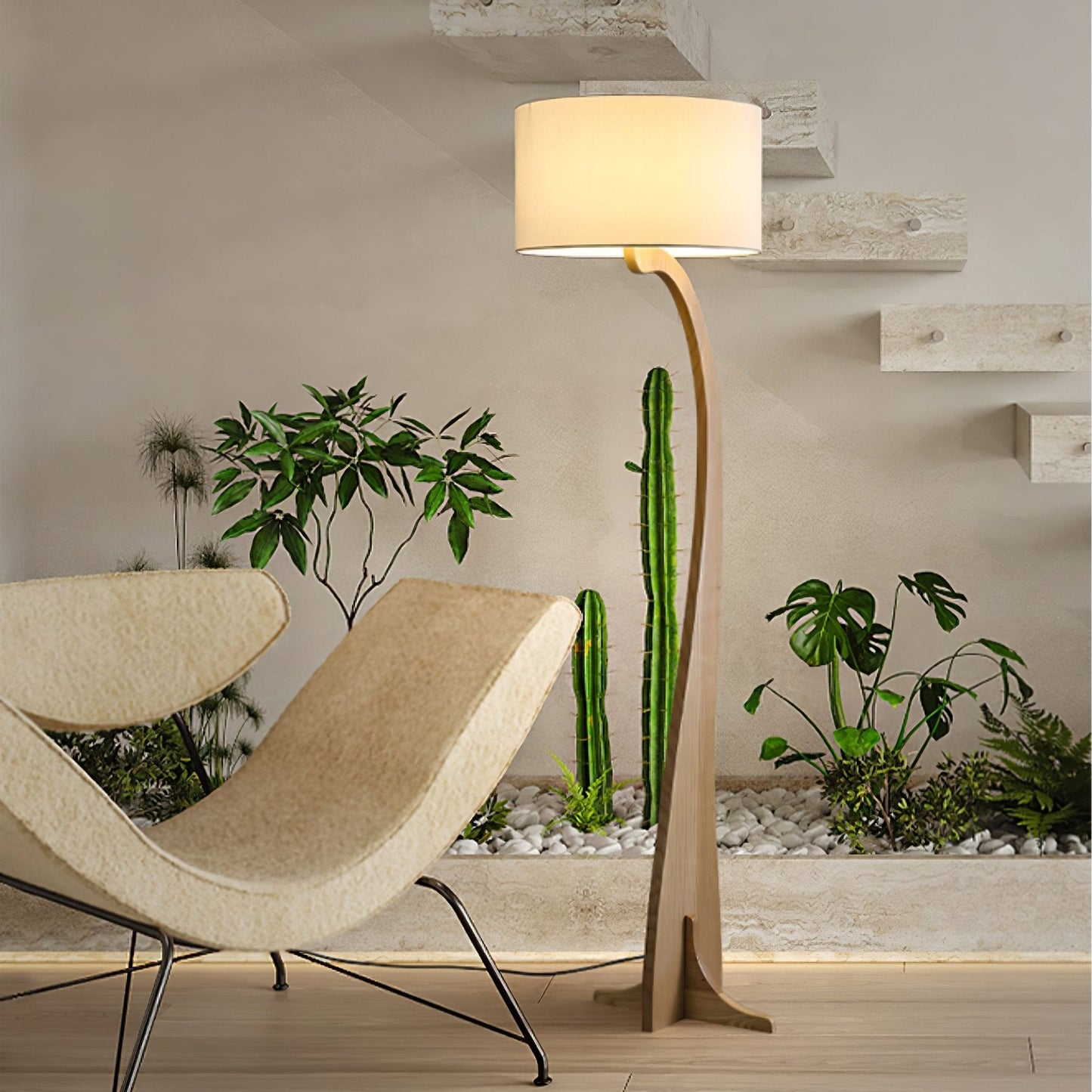 Bow Curve Tall Lamp Floor Lamp