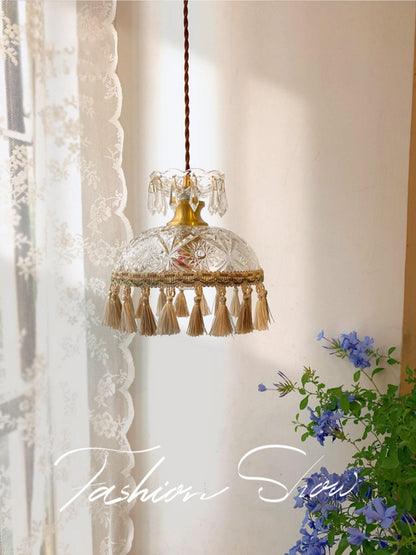 Bowl Tassel Ceiling light fitting Pendant Light