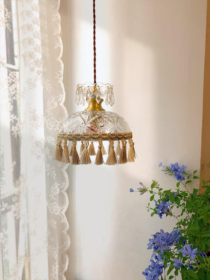 Bowl Tassel Ceiling light fitting Pendant Light