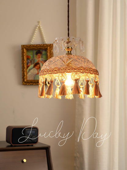 Bowl Tassel Ceiling light fitting Pendant Light