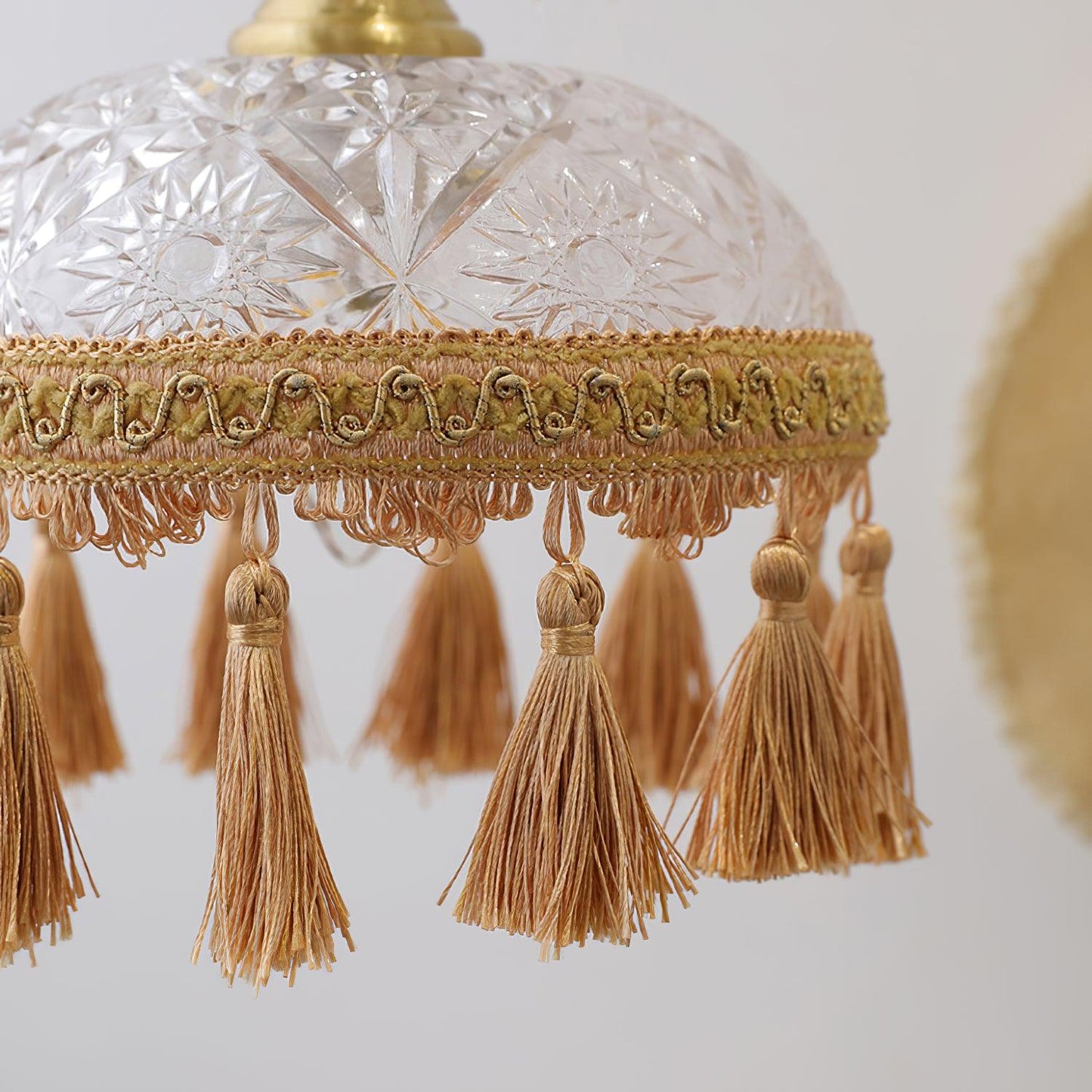 Bowl Tassel Ceiling light fitting Pendant Light