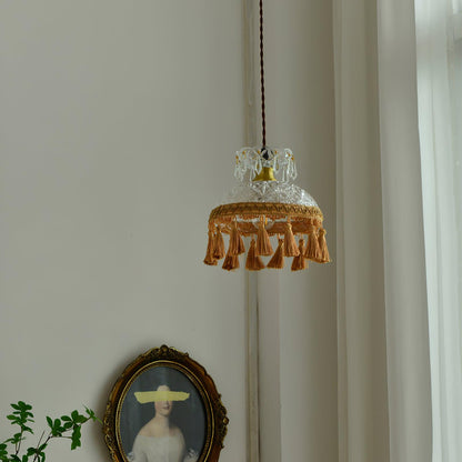 Bowl Tassel Ceiling light fitting Pendant Light