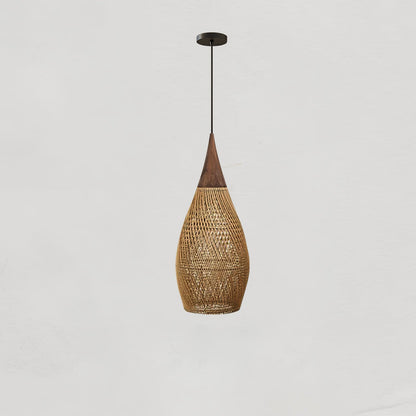 Braided Rattan Drop light Pendant Lamp