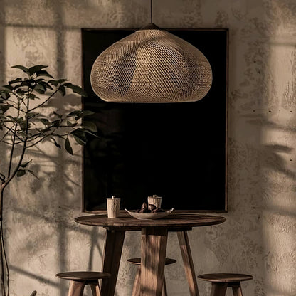 Braided Rattan Drop light Pendant Lamp