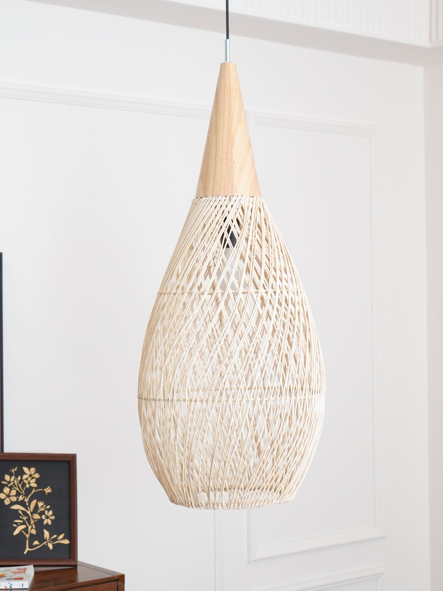 Braided Rattan Drop light Pendant Lamp