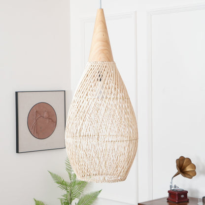 Braided Rattan Drop light Pendant Lamp