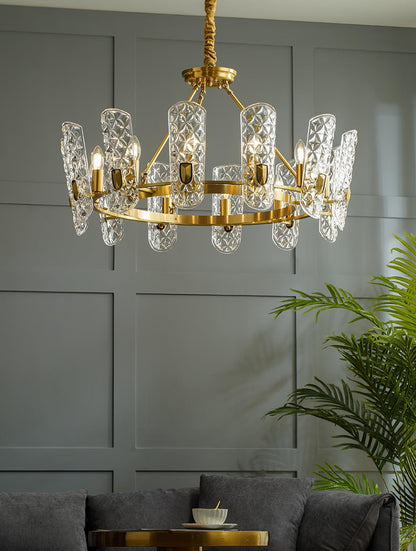 Brass Central Ceiling fixture Chandelier