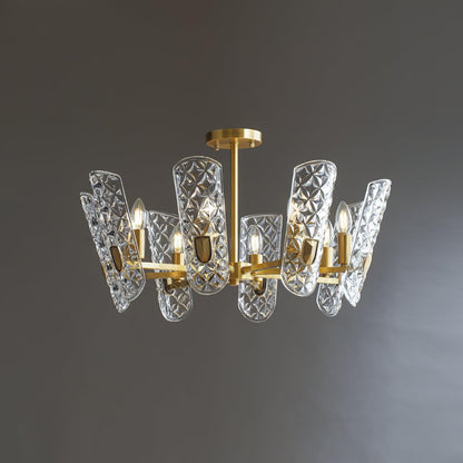 Brass Central Ceiling fixture Chandelier