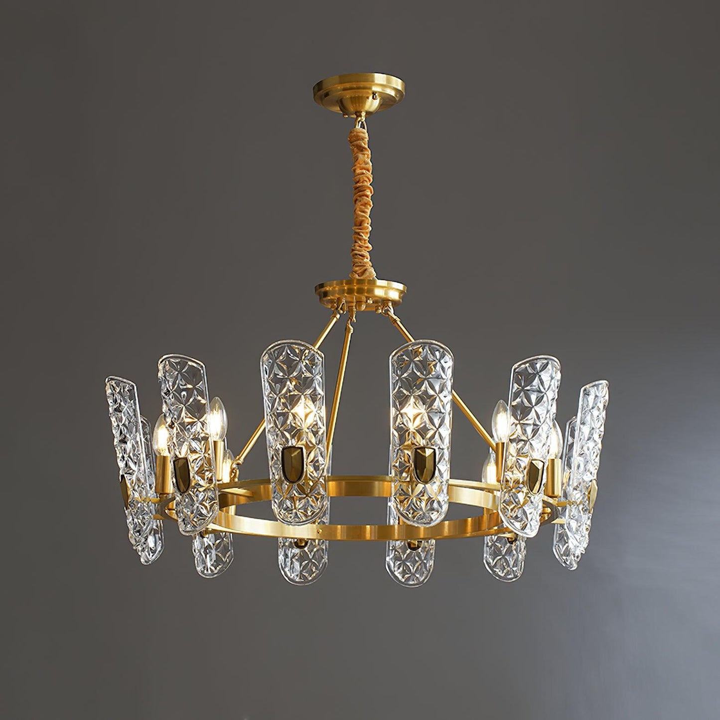 Brass Central Ceiling fixture Chandelier