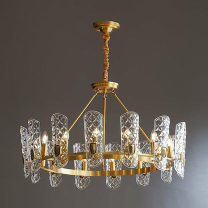 Brass Central Ceiling fixture Chandelier