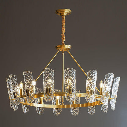 Brass Central Ceiling fixture Chandelier