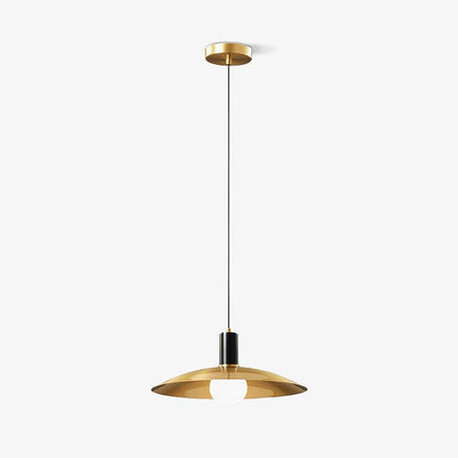 Brass Flared Houselight Pendant Lamp