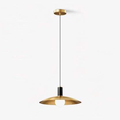 Brass Flared Houselight Pendant Lamp