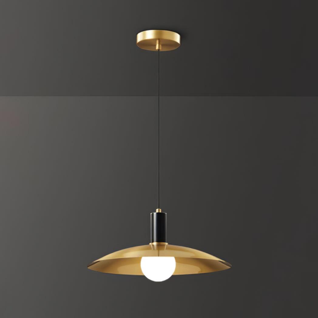 Brass Flared Houselight Pendant Lamp