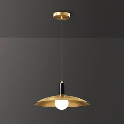 Brass Flared Houselight Pendant Lamp