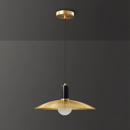 Brass Flared Houselight Pendant Lamp