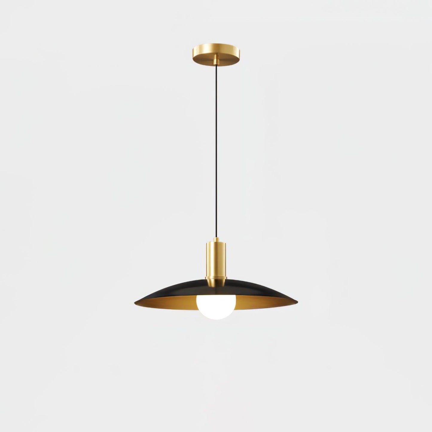 Brass Flared Houselight Pendant Lamp