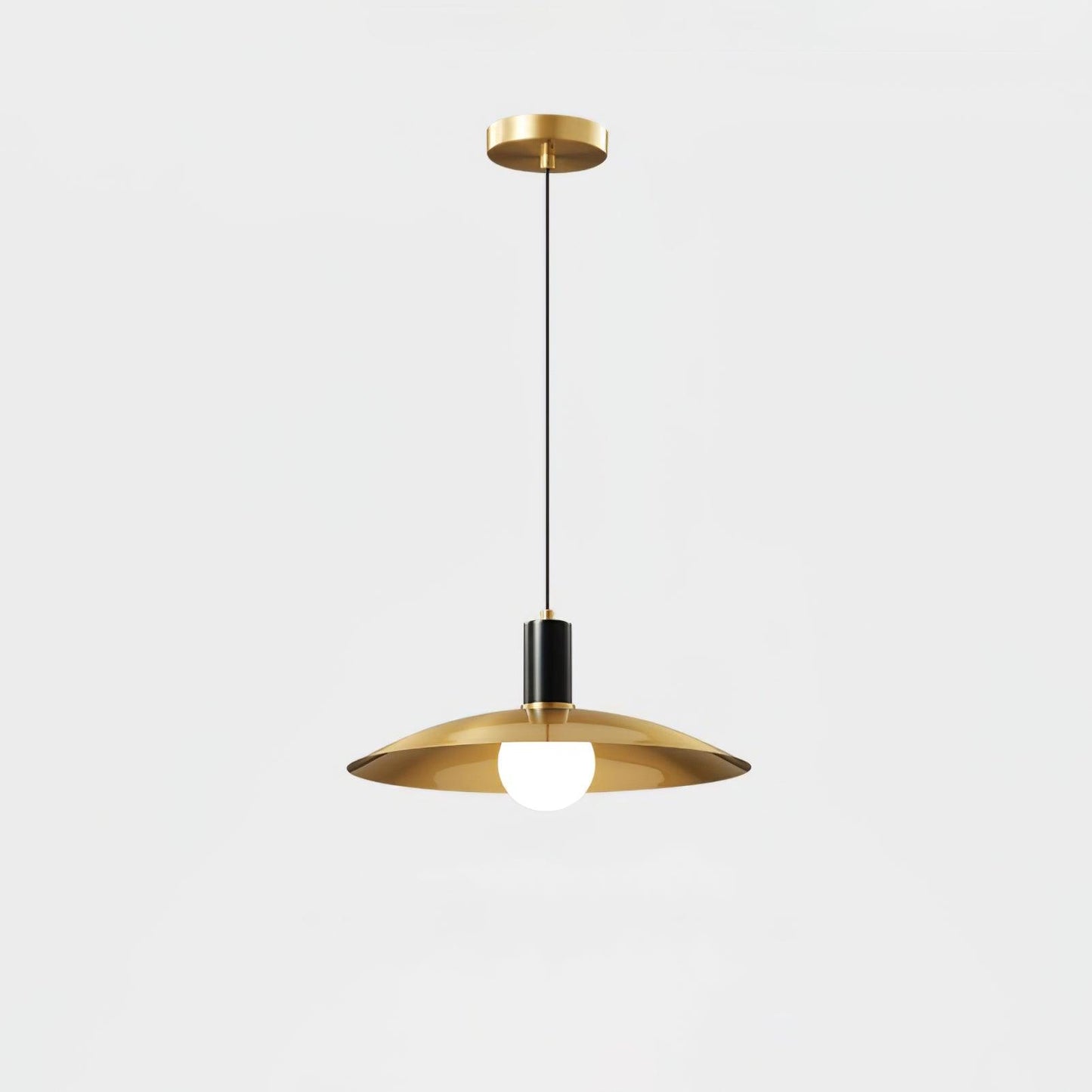 Brass Flared Houselight Pendant Lamp