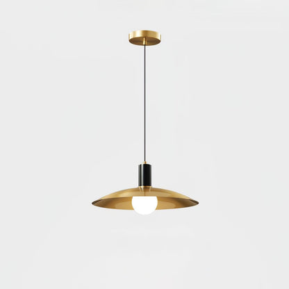 Brass Flared Houselight Pendant Lamp