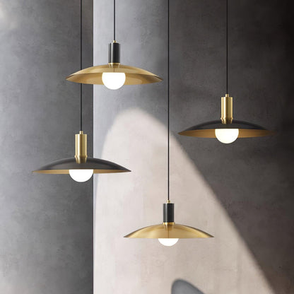 Brass Flared Houselight Pendant Lamp