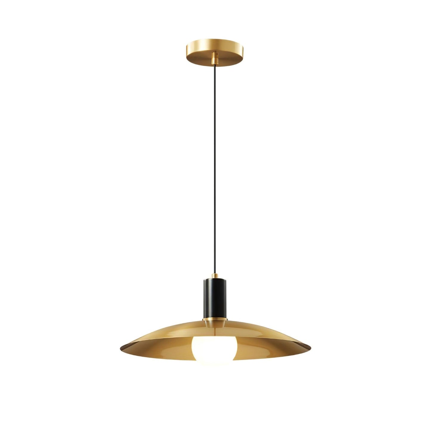 Brass Flared Houselight Pendant Lamp