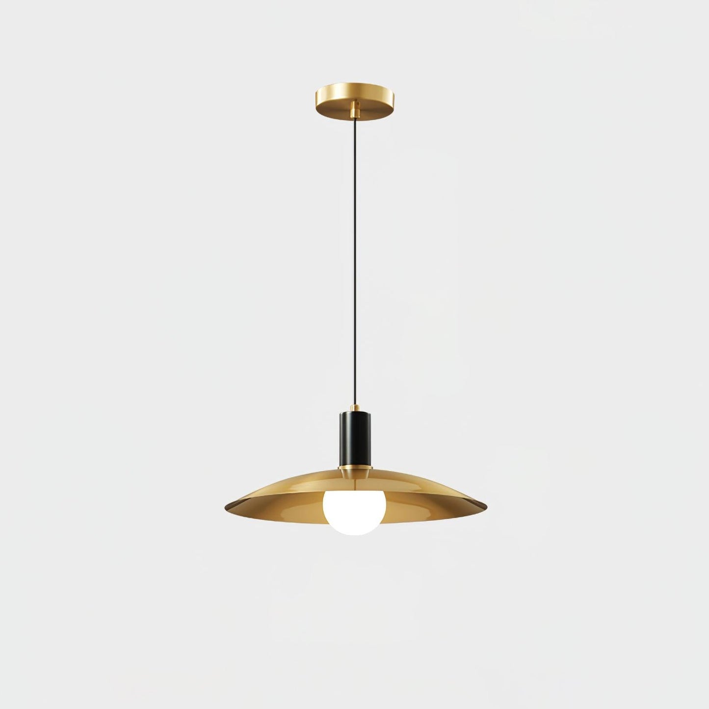 Brass Flared Houselight Pendant Lamp